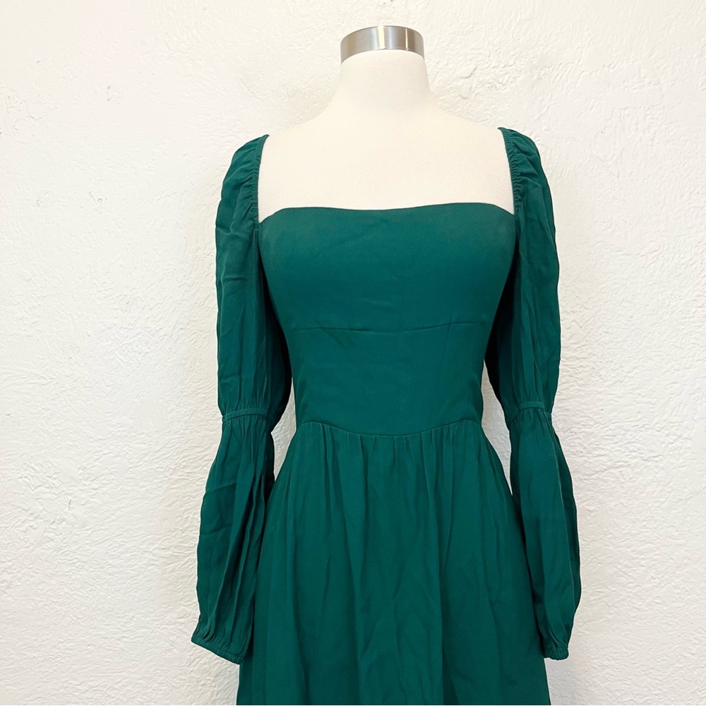 Reformation Dress Green Mica Midi Maxi Cottagecore Fairytale 8 - Picture 2 of 14